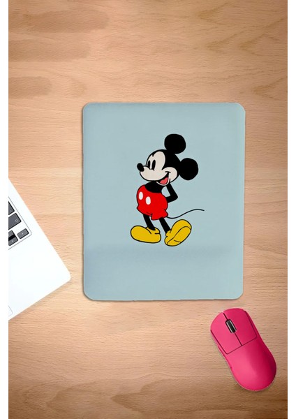 Dikdörtgen, Desenli, Çizgi Film, Bilek Destekli, Konforlu Mouse Pad, Bilgisayar ve Laptop Aksesuarı