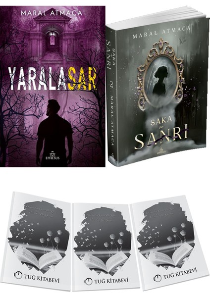 Saka ve Sanrı 2 ve Ephesus Yayınları Yaralasar 3 Maral Atmaca 2li Set + Hediyeli