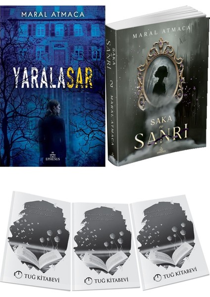 Saka ve Sanrı 2 ve Ephesus Yayınları Yaralasar 1 Maral Atmaca 2li Set + Hediyeli