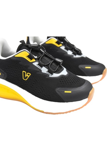 Knit 346.F25Y.153 Phlon Hafif Taban Cırtlı Çocuk Spor Ayakkabı Siyah