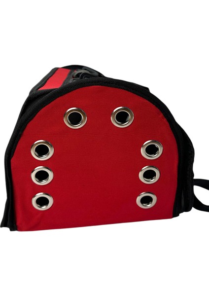 Şeffaf Pencereli Kedi ve Köpek Taşıma Çantası Siyah Renk Saplı ve Seyahat Için Uygun fırsatları