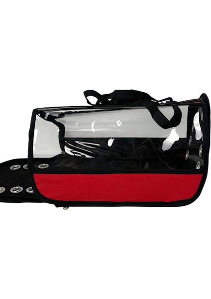 Şeffaf Pencereli Kedi ve Köpek Taşıma Çantası Siyah Renk Saplı ve Seyahat Için Uygun indirimleri