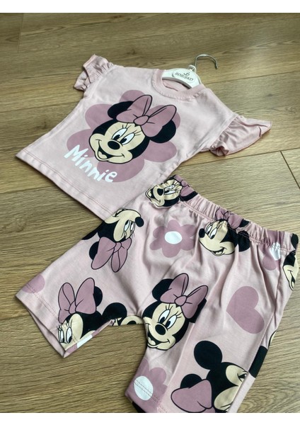 Lionkids Kız Cocuk Mickey Mause Şık Şortlu Takım
