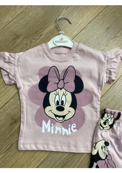 Lionkids Kız Cocuk Mickey Mause Şık Şortlu Takım