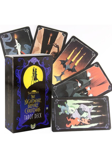 Yıldız Tohumu Kahin Stili Kabus Öncesi Noel Tarot Destesi ve Rehber Kitap 78 Kart Destesi ve Oyun Tahtası Oyun Fal Bakanlık Geleceği Söyle Oyuncak (Yurt Dışından)