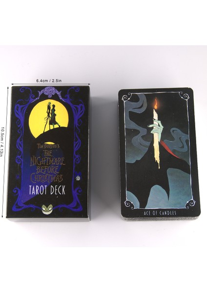 Yıldız Tohumu Kahin Stili Kabus Öncesi Noel Tarot Destesi ve Rehber Kitap 78 Kart Destesi ve Oyun Tahtası Oyun Fal Bakanlık Geleceği Söyle Oyuncak (Yurt Dışından)