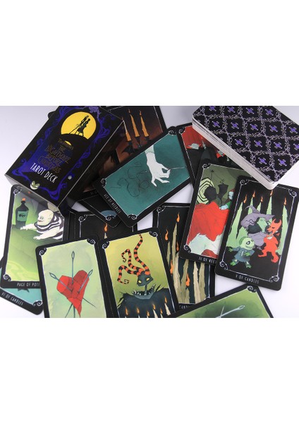 Yıldız Tohumu Kahin Stili Kabus Öncesi Noel Tarot Destesi ve Rehber Kitap 78 Kart Destesi ve Oyun Tahtası Oyun Fal Bakanlık Geleceği Söyle Oyuncak (Yurt Dışından)