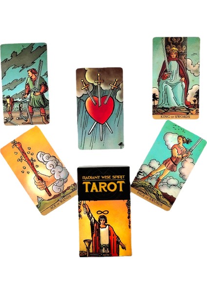 Yıldız Tarot Stili Sıcak Satış Yapan Işık Dolu Ruh Tarot Kartları Tarot Destesi Rehber Kitap Ile Birlikte Oyun Tahtası Oyunu Kader Falı Eğlence Oyunu (Yurt Dışından) fiyatları