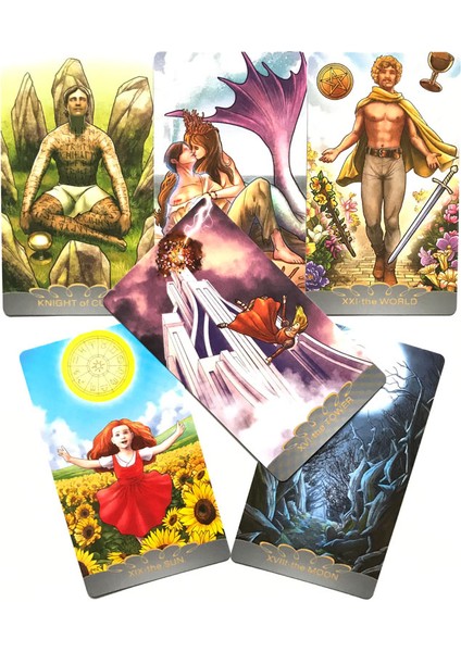 Toprak Ana Mandala Stili 78 Kart Gregory Scott Tarot Kartları Oracle Fal Eğlence Partileri Oyunu Tarot ve Çeşitli Tarot Seçenekleri - E-Ticaret Başlığı (Yurt Dışından)