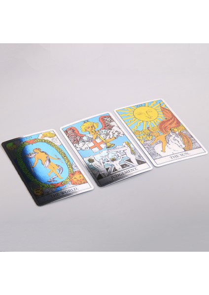Gölgeler Kitabı Tarzı Holografik Tarot Destesi Flaş Kart Fal Bakma Kehanet Oracle Kartlar Aile Parti Hobi Masa Oyunu Ile Pdf Rehber Kitapçık - Türkçe (Yurt Dışından)