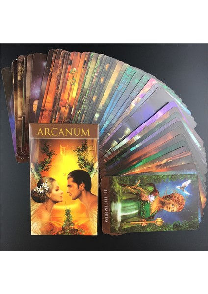 52 Adet TS06 Stili Full Ingilizce Arcanum Tarot Kartları Destesi Orak Kartları Parti Oyunu Masa Oyunu Için (Yurt Dışından)