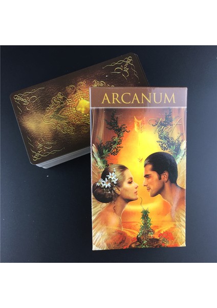 52 Adet TS06 Stili Full Ingilizce Arcanum Tarot Kartları Destesi Orak Kartları Parti Oyunu Masa Oyunu Için (Yurt Dışından)