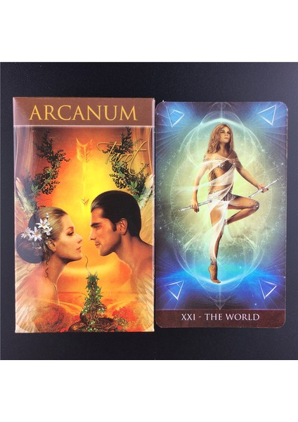 52 Adet TS06 Stili Full Ingilizce Arcanum Tarot Kartları Destesi Orak Kartları Parti Oyunu Masa Oyunu Için (Yurt Dışından)