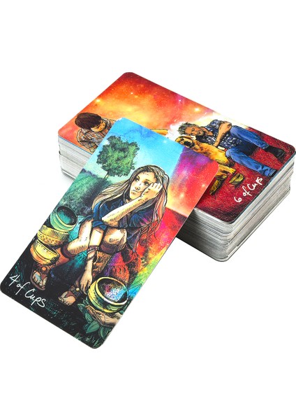 Yeşil Stil Işık Sezginler Tarot Kart Destesi 78 Kart Tam Renkli ve Kılavuz Kitap Bir Şifa Aracı ve Rehberdir (Yurt Dışından) modelleri