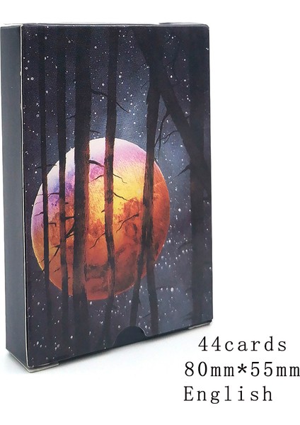 Ay Bilimi Tarzı Ayloji Fal Kartları.mini Falcı Kartlar.tarot Destesi.oyun Kartları Oynama Yüksek Astroloji Kartları Ay Kartı 44 Kart. (Yurt Dışından)