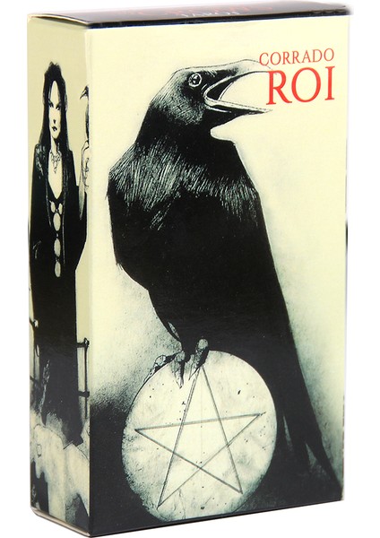Bordo Tarzı Yeni Başlayanlar Için Karga Cinayeti Tarot Kartları Destesi Stokta - Corrado Roi Fal Bakımı (Yurt Dışından)