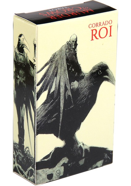 Bordo Tarzı Yeni Başlayanlar Için Karga Cinayeti Tarot Kartları Destesi Stokta - Corrado Roi Fal Bakımı (Yurt Dışından)