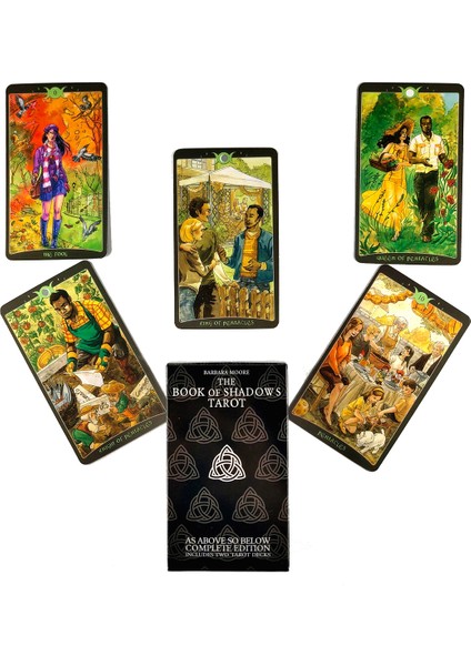 Kara Melekler Tarot Stili Büyücülük Malzemeleri Tarot Kartları Oyunu - Kader Falı Kehanet Eğlence Için Gölgeler Kitap Tam Set (Yurt Dışından)