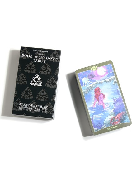 Kara Melekler Tarot Stili Büyücülük Malzemeleri Tarot Kartları Oyunu - Kader Falı Kehanet Eğlence Için Gölgeler Kitap Tam Set (Yurt Dışından)
