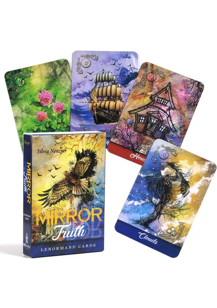 Altın Tarzı Ayna Hakikat Lenormand Kartları - E-Ticaret Için (Yurt Dışından) fiyatları