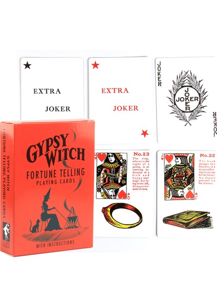 Ordu Yeşili Tarzı Yeni Başlayanlar Için Gypsy Witch Fal Kartları Oyunu Tarot Kartları Oyunu Oyuncak (Yurt Dışından) modelleri