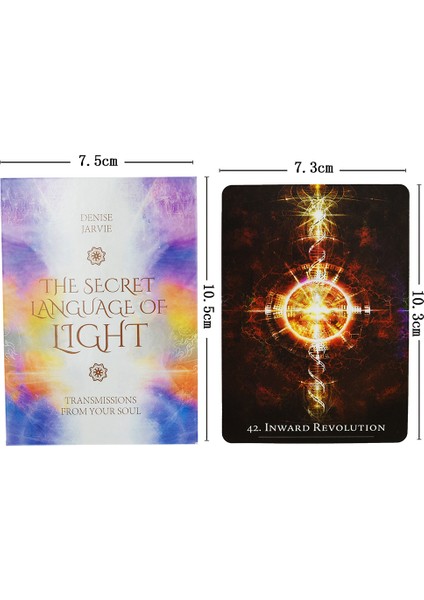 Tarot Kumaş Tarzı Işık Dilinin Gizli Orak Iletileri Özgünlük Kartları Oyun Tahtası Oyuncak Deck Oyun Başlangıçlı Kılavuz Kitapçıkla (Yurt Dışından) indirimleri