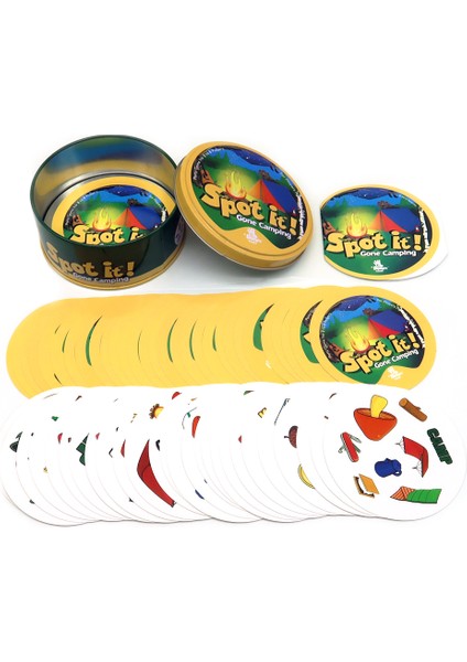 Sarı Stil 27 Stiller Dobble Kart Oyunu Masa Oyunu Dobbles Çocuk Kartları Kamp Yapmaya Gider Metal Kutu Shalom Temel Ingilizce Oyuncaklar (Yurt Dışından) fırsatları