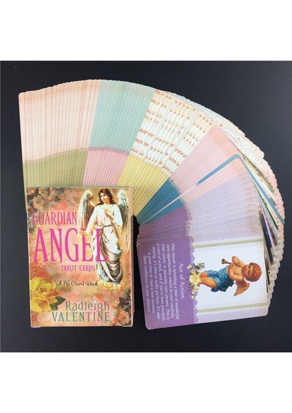 44 Adet TS07 Stili Koruyucu Melek Tarot Kartları Tam Ingilizce Açık Hava Parti Rehberlik Falcılık Kader Oyun Tahtası Oracle Kartlar Destesi (Yurt Dışından) indirimleri
