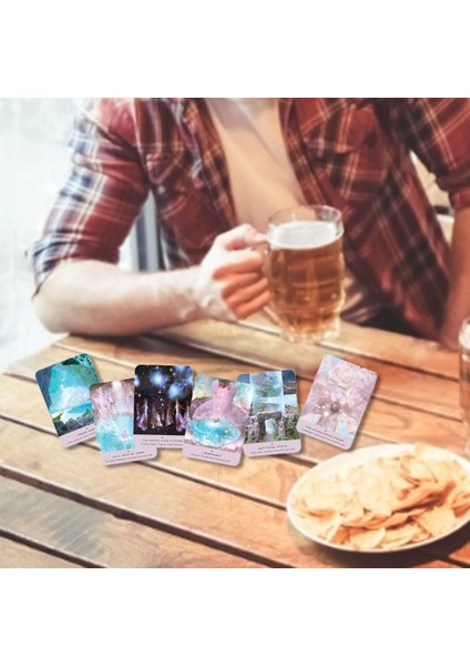 No.27 Tarzı Tarot Kartları Parti Bulmaca Oyunu Rehberlik Kahinlik Kader Oracle Parti Destesi Oyun Kuralları Deck Oyunlar (Yurt Dışından)