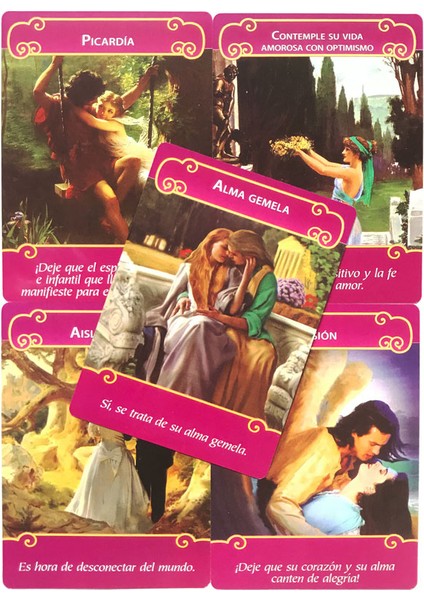 Kırmızı Stil Kader Falı, Falcılık Oyunu Tarot ve Çeşitli Tarot Seçenekleri Için Ispanyolca 44 Kartlı Romantik Melekler Oracle Kartları ve Pdf Rehberi (Yurt Dışından) fırsatları