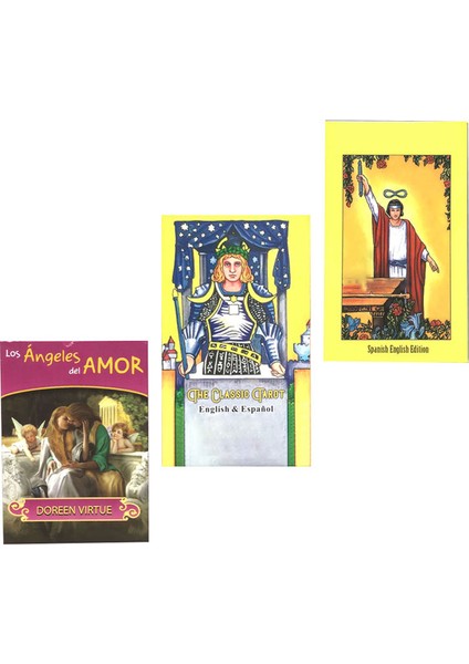 Tarot Çantası Stili Klasik Tarot, Rider Tarot ve Aşk Melekleri Oracle Tarot Spaaper Kılavuzu Kitabı (Yurt Dışından)