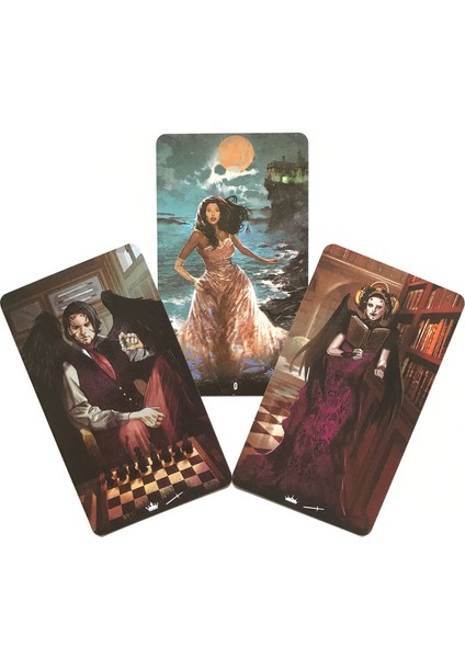 Wowen Thouyht Carod Stili Perili Ev Tarot Orakül Kartları Eğlence Parti Eğlencesi Satranç Kart Oyunu Tarot ve Çeşitli Tarot Seçenekleri (Yurt Dışından)
