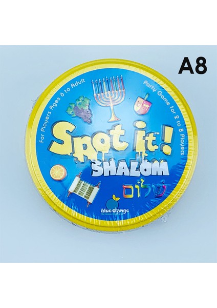 2-A8 Stili Yeni Dobble Spot It Kart Oyunu Oyuncak Demir Kutu Zeka Oyunları Kartı Hip Hop Ingilizce Versiyon Oyunu Sıcak Satış (Yurt Dışından)