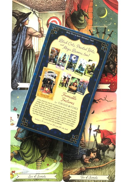 Gizli Tarot Stili Günlük Cadı Tarot Kartları Orakül Falcılık Eğlence Satranç ve Kart Oyunları Tarot ve Çeşitli Tarot Stilleri Seçimi (Yurt Dışından) modelleri