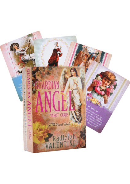 Tarot Kartları Stili Koruyucu Melek Tarot Kartları Güvenli ve Rahat Yollarla Kendiniz ve Diğerleri Için Net Mesajlar Almanın Büyülü Kart Oyunu (Yurt Dışından)