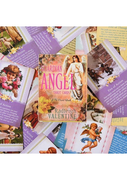 Tarot Kartları Stili Koruyucu Melek Tarot Kartları Güvenli ve Rahat Yollarla Kendiniz ve Diğerleri Için Net Mesajlar Almanın Büyülü Kart Oyunu (Yurt Dışından) modelleri