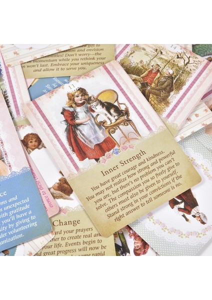 Tarot Kartları Stili Koruyucu Melek Tarot Kartları Güvenli ve Rahat Yollarla Kendiniz ve Diğerleri Için Net Mesajlar Almanın Büyülü Kart Oyunu (Yurt Dışından) fırsatları