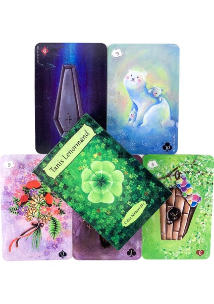 John Hollanda Tarzı Celia Melesville Orak Kartlar Yüksek Kaliteli Tam Renk Kağıt Fal Açma Tarot Kartları Destesi Oyunu - E-Ticaret Başlığı (Yurt Dışından)