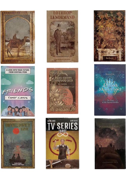 Altın Tarzı Empresyonist Tarot ve Arkadaşlar Tarot Kartları Destesi Oyunları Türkçe Aile Hediye Parti Oyunu Tv Dizisi Tarot (Yurt Dışından) indirimleri