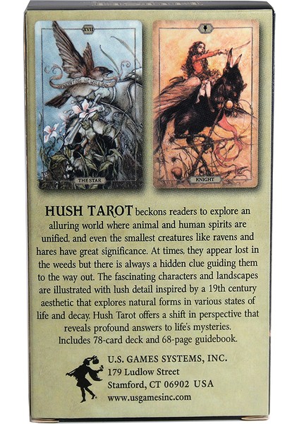 Yeşil Stil Hush Tarot Kartları Yeni Başlayanlar Için Tarot Kartları ve Kılavuz Kitap Kart Oyunu Masa Oyunu Zarif ve Kılavuz Kılavuz Kitap (Yurt Dışından) fırsatları