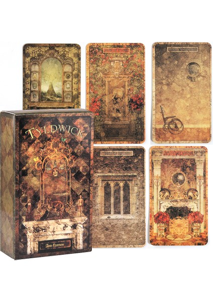 Gri Stil Tyldwick Tarot Destesi Fal Kartı Oyunu ve Masa Oyunu Aydınlatma Gör Oracle Yeni Başlayan Oyuncak Hediye Arkadaş Retro Tarzı (Yurt Dışından)