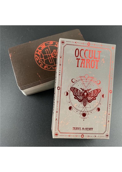 44 Adet TS44 Stili Okült Tarot Kartları Ingilizce Versiyonu Oyun Destesi Tarot Kartları Kader Falcılığı Aile Parti Oynama Masası Oyun Kartları - Türkçe Dilinde (Yurt Dışından) fırsatları