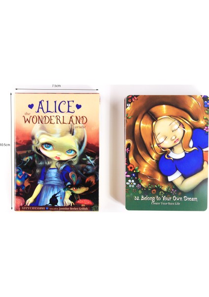 Mor Tarzı Alice Harikalar Diyarı Kehanet Kartları Tam Ingilizce Destesi Tarot Falı Kader Aile Parti Kart Oyunu (Yurt Dışından) fırsatları