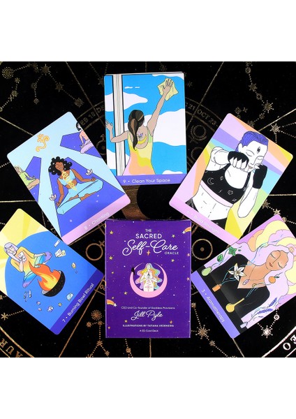 Siyah Stil Hush Tarot Kartları Yeni Başlayanlar Için Tarot Kartları ve Kılavuz Kitap Kart Oyunu Masa Oyunu Zarif ve Kılavuz Kılavuz Kitap (Yurt Dışından)