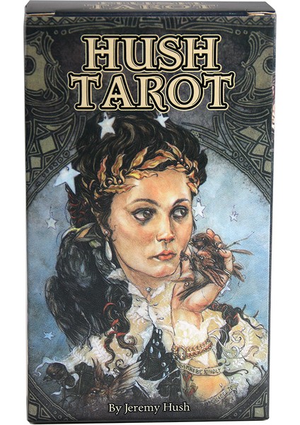 Siyah Stil Hush Tarot Kartları Yeni Başlayanlar Için Tarot Kartları ve Kılavuz Kitap Kart Oyunu Masa Oyunu Zarif ve Kılavuz Kılavuz Kitap (Yurt Dışından) modelleri