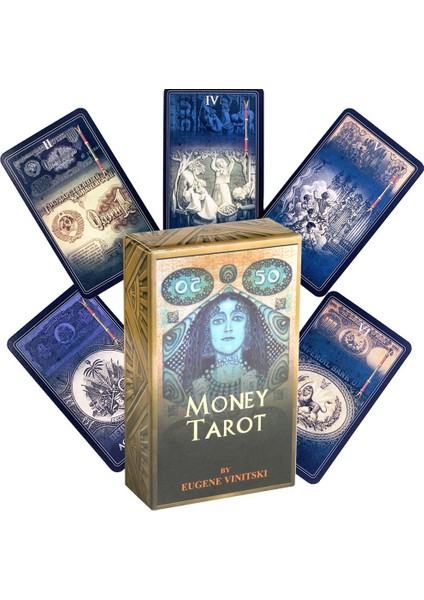 Gök Mavisi Tarzı Para Tarot Destesi Yüksek Özel Stil Kartlar - Tarot Falı ve Meditasyon Için Sihirli Kartlar (Yurt Dışından) modelleri