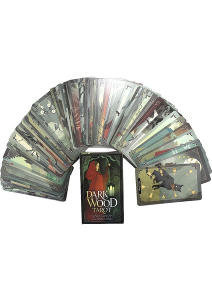 Mavi Stil Karanlık Ahşap Anime Tarot Destesi Orak Kartlar Fal Bakma Kehanet Tarot Kart Aile Parti Eğlence Oyunu Pdf Kılavuz Kitapçık Ile - E-Ticaret Başlığı (Yurt Dışından)