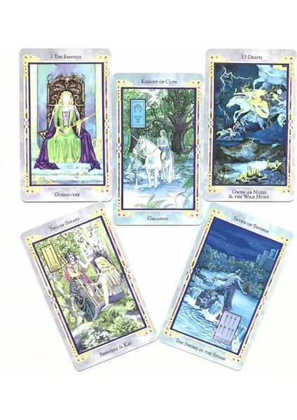 Çeşitli Çokyüzlü Stili Kader Falı Kehanet Masası Tarot Kartları Oyunu - Arthurian Tarot Kartları ve Çeşitli Tarot Seçenekleri (Yurt Dışından) indirimleri