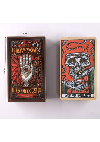 Güç Düşünce Kartları Stili Guillermo Del Toro Dünyasından Ilham Alan Tarot Destesi ve Rehber Kitap - Kart Oyunu Deck Oyuncak (Yurt Dışından)
