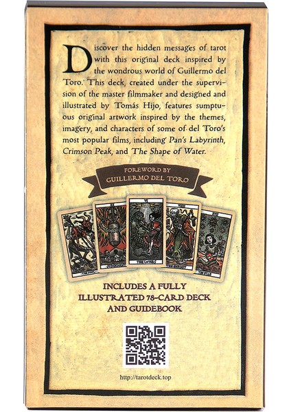 Güç Düşünce Kartları Stili Guillermo Del Toro Dünyasından Ilham Alan Tarot Destesi ve Rehber Kitap - Kart Oyunu Deck Oyuncak (Yurt Dışından)